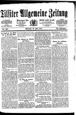 Tilsiter allgemeine Zeitung vom 19.07.1916