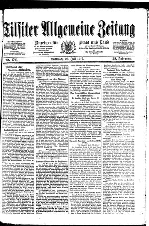 Tilsiter allgemeine Zeitung vom 26.07.1916