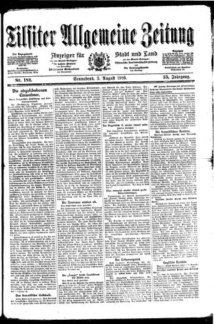 Tilsiter allgemeine Zeitung vom 05.08.1916