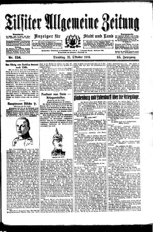 Tilsiter allgemeine Zeitung vom 31.10.1916