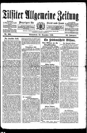 Tilsiter allgemeine Zeitung on Dec 23, 1916