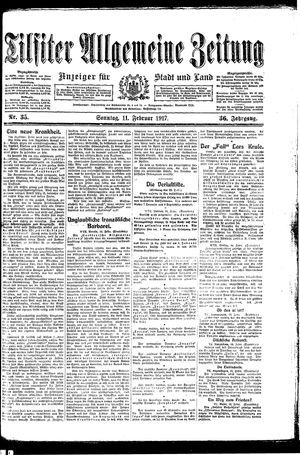 Tilsiter allgemeine Zeitung vom 11.02.1917