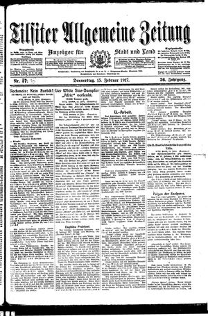 Tilsiter allgemeine Zeitung vom 15.02.1917