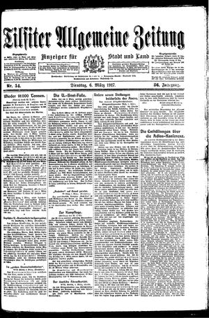 Tilsiter allgemeine Zeitung on Mar 6, 1917