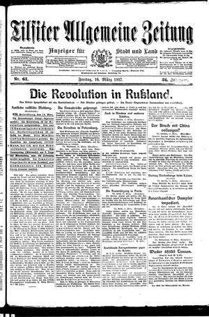 Tilsiter allgemeine Zeitung vom 16.03.1917