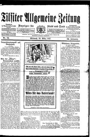 Tilsiter allgemeine Zeitung vom 28.03.1917