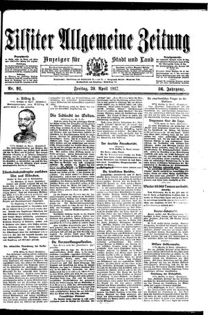 Tilsiter allgemeine Zeitung vom 20.04.1917