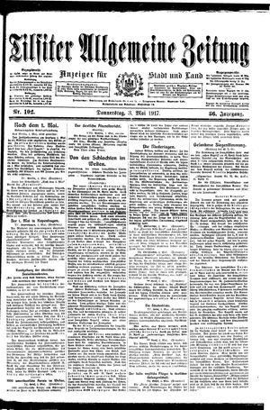 Tilsiter allgemeine Zeitung vom 03.05.1917