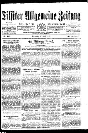 Tilsiter allgemeine Zeitung vom 08.05.1917