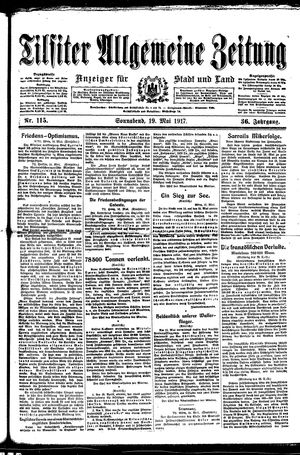 Tilsiter allgemeine Zeitung on May 19, 1917