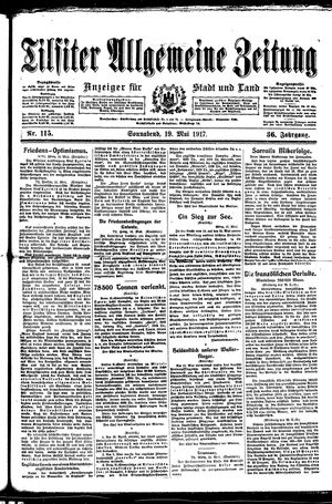 Tilsiter allgemeine Zeitung vom 19.05.1917