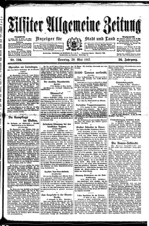 Tilsiter allgemeine Zeitung vom 20.05.1917