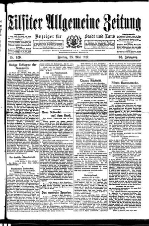 Tilsiter allgemeine Zeitung vom 25.05.1917