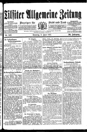 Tilsiter allgemeine Zeitung vom 03.06.1917