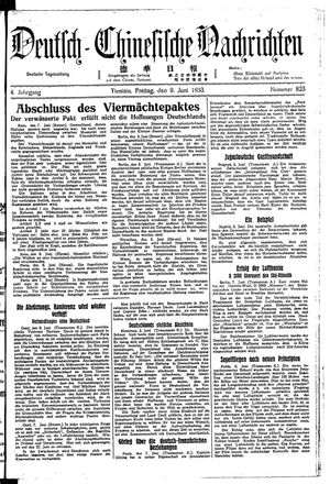 Deutsch-chinesische Nachrichten on Jun 9, 1933