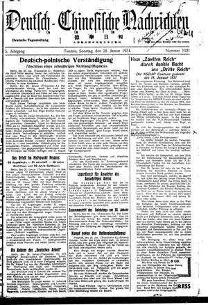Deutsch-chinesische Nachrichten vom 28.01.1934