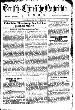 Deutsch-chinesische Nachrichten vom 27.09.1934