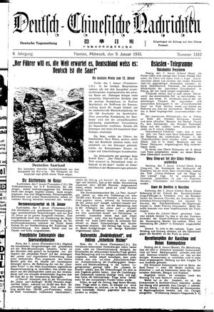 Deutsch-chinesische Nachrichten vom 09.01.1935