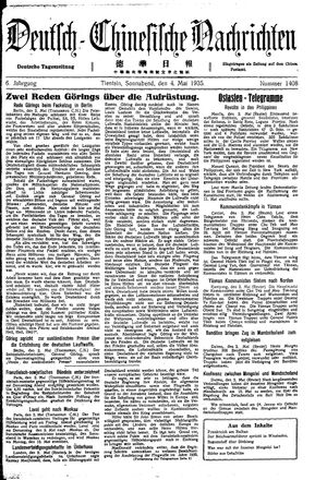 Deutsch-chinesische Nachrichten vom 04.05.1935