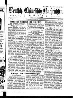 Deutsch-chinesische Nachrichten on Apr 9, 1936
