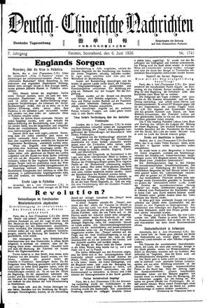 Deutsch-chinesische Nachrichten on Jun 6, 1936