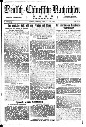 Deutsch-chinesische Nachrichten vom 23.06.1936