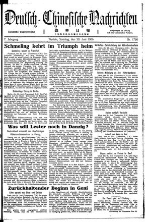Deutsch-chinesische Nachrichten vom 28.06.1936