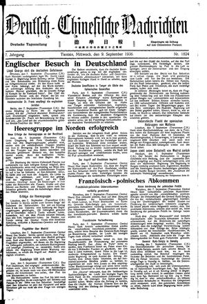 Deutsch-chinesische Nachrichten vom 09.09.1936