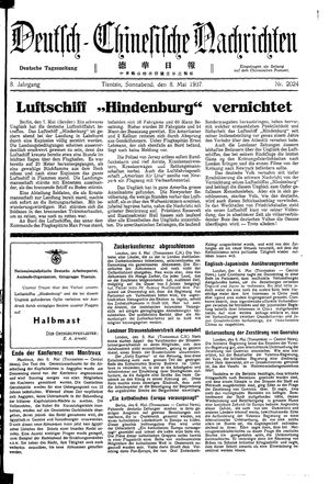 Deutsch-chinesische Nachrichten vom 08.05.1937