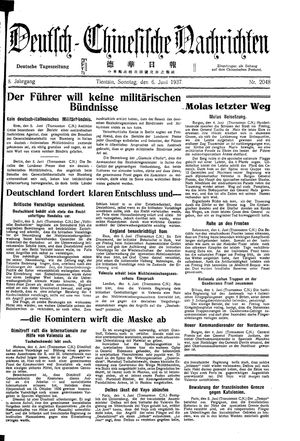 Deutsch-chinesische Nachrichten on Jun 6, 1937