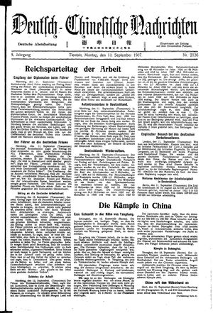Deutsch-chinesische Nachrichten vom 13.09.1937