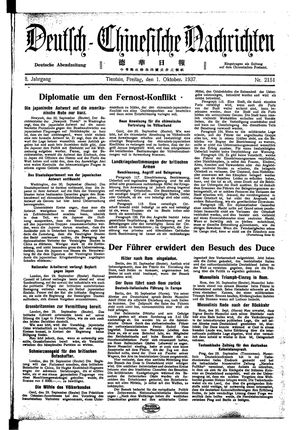 Deutsch-chinesische Nachrichten vom 01.10.1937
