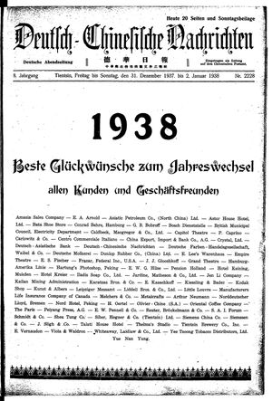 Deutsch-chinesische Nachrichten vom 31.12.1937