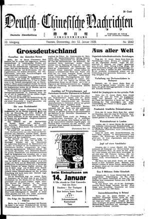 Deutsch-chinesische Nachrichten on Jan 12, 1939