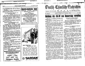Deutsch-chinesische Nachrichten on Sep 15, 1939