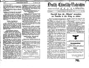 Deutsch-chinesische Nachrichten vom 26.09.1939
