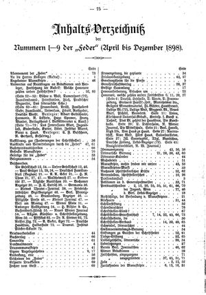 Die Feder on Dec 15, 1898