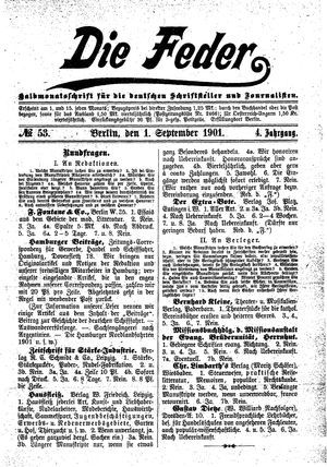 Die Feder on Sep 1, 1901