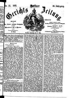 Berliner Gerichts-Zeitung vom 17.05.1855