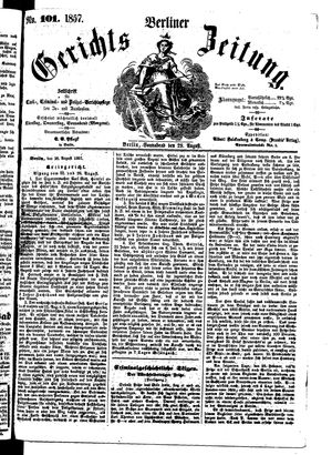 Berliner Gerichts-Zeitung vom 29.08.1857