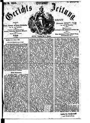 Berliner Gerichts-Zeitung on Jan 5, 1858