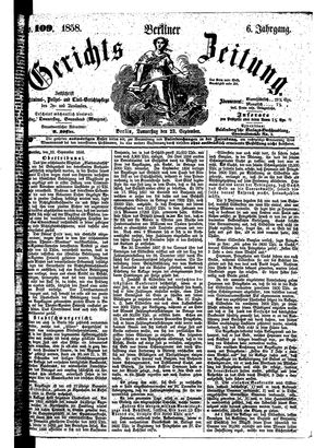 Berliner Gerichts-Zeitung vom 23.09.1858