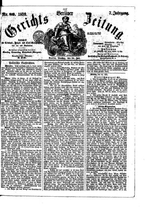Berliner Gerichts-Zeitung vom 26.07.1859