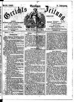 Berliner Gerichts-Zeitung vom 06.03.1860