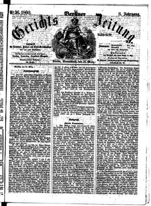Berliner Gerichts-Zeitung vom 24.03.1860