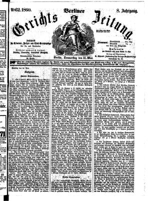Berliner Gerichts-Zeitung on May 31, 1860