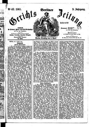 Berliner Gerichts-Zeitung vom 09.04.1861