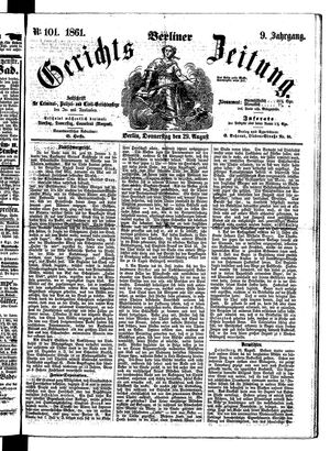 Berliner Gerichts-Zeitung vom 29.08.1861