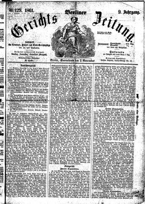 Berliner Gerichts-Zeitung vom 02.11.1861