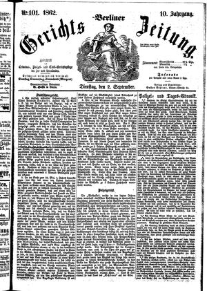 Berliner Gerichts-Zeitung vom 02.09.1862